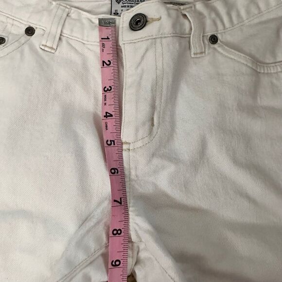 Columbia ~ Off white denim capris ~ size 8 - Picture 7 of 10
